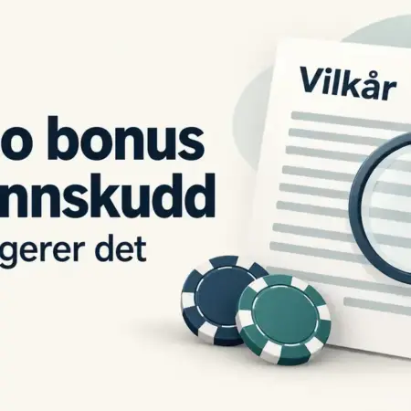 Casino bonus uten innskudd – slik fungerer det