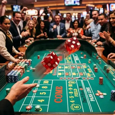 Craps: regler, innsatser og husfordel forklart