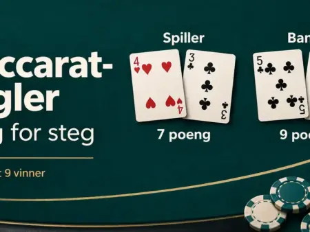 Baccarat-regler: slik spiller du baccarat steg for steg